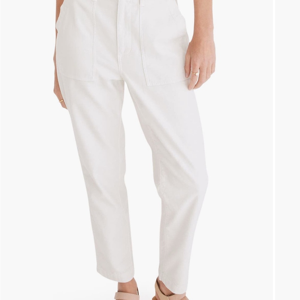 Madewell Utility fatigue Women's Cream  Pants size 25